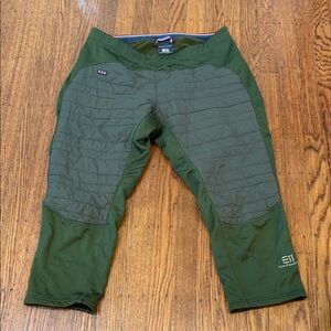 State of Elevenate Fusion Stretch Men's Ski Pants Mid-Layer Green Size Large